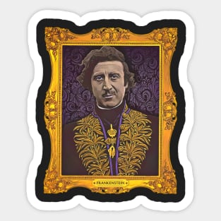 Portrait of Dr Fronkensteen Sticker